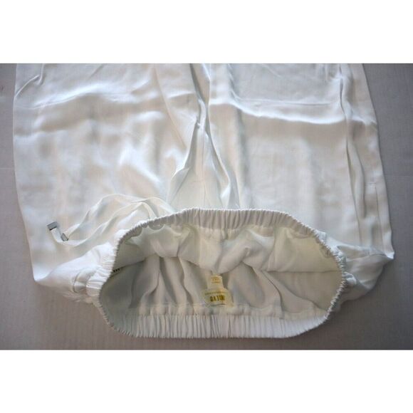 Maeve x Anthropologie OB1862056 Women's Sz S Ivory Silky Parachute Pants - Picture 4 of 8